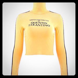 Written & Directed By Quentin Tarantino Crop Top📽